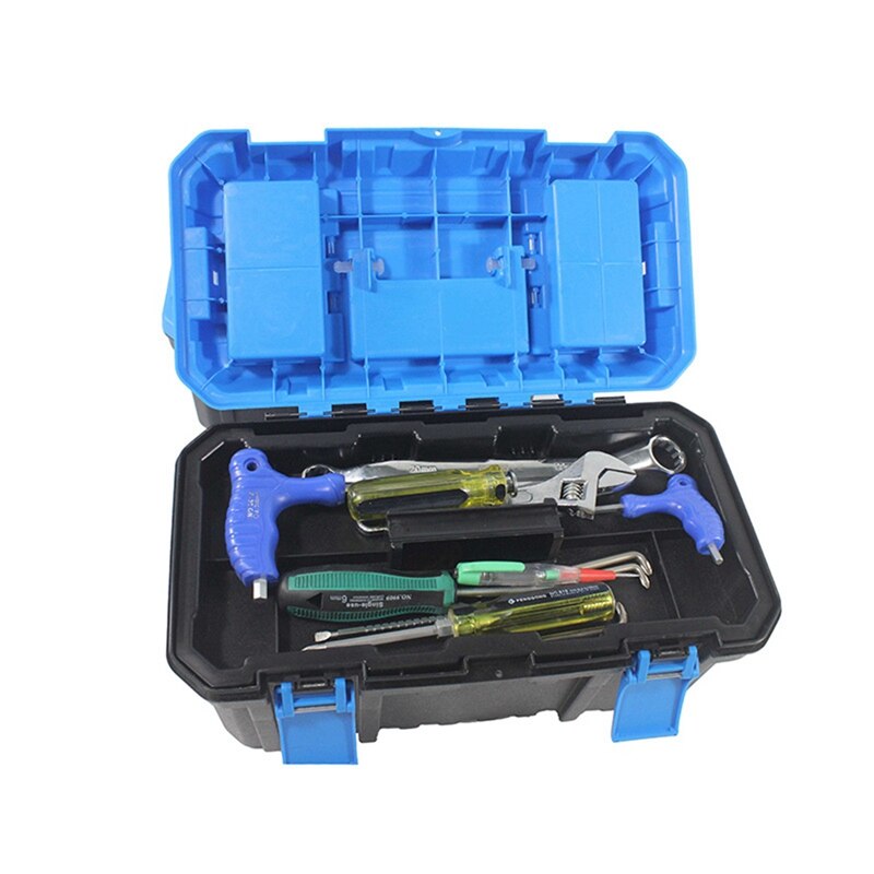 Tool Box Plastic Small Tool Boxes Storage and Organization with Removable Tray for Home Hardware Tool Storage