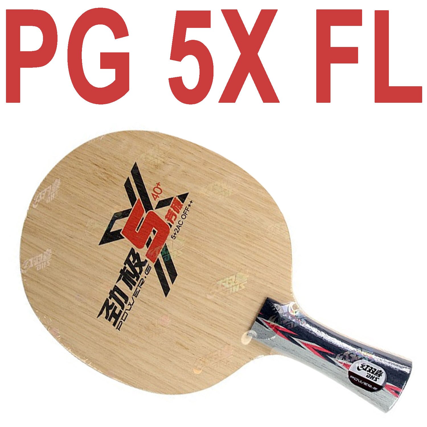 DHS POWER-G 5X PG5-X PG 5 X Table Tennis Blade Arylate Carbon ALC Racket Ping Pong Bat Paddle: PG 5X FL