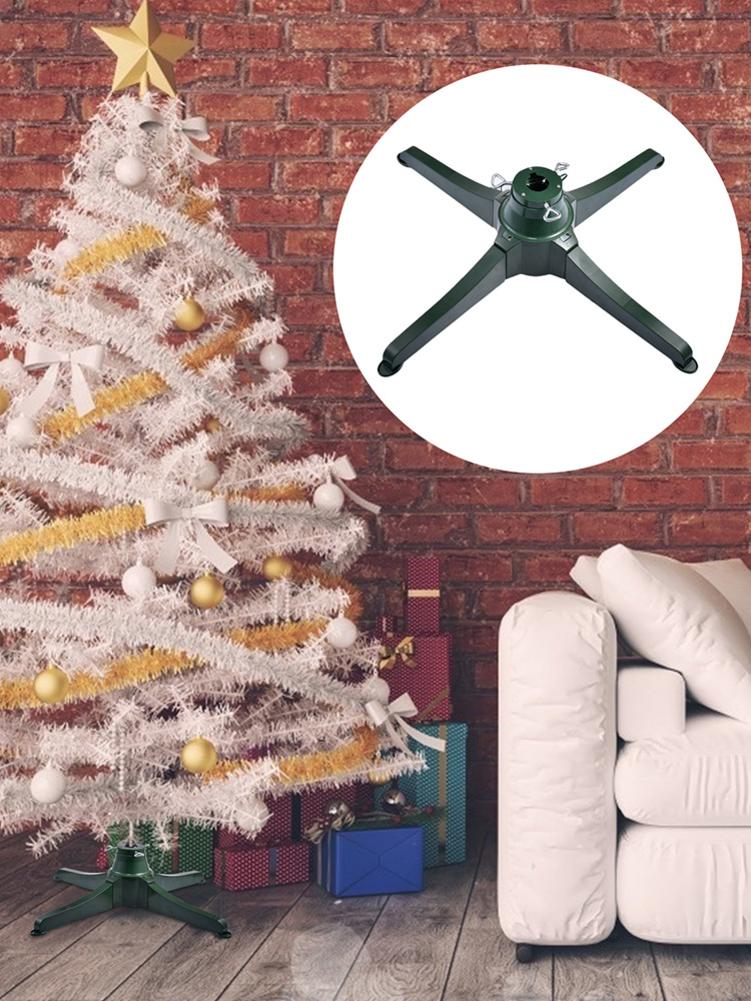 Rotating Christmas Tree Stand For Up To 3m/9.8ft Artificial Trees Tree Base Stand Bracket Bottom Holder Electric Rotating Base