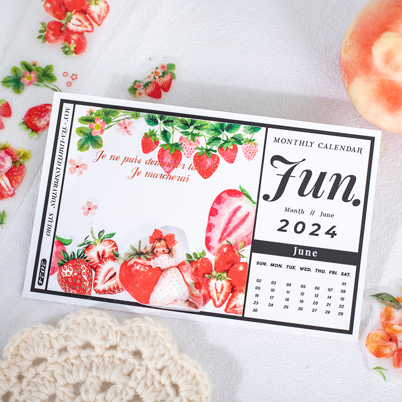 1 rollo/2 rollos dulce colección afrutada fruta PET cinta manual decoración adhesivos Material de Collage sujetadores suministros 40mm * 2m