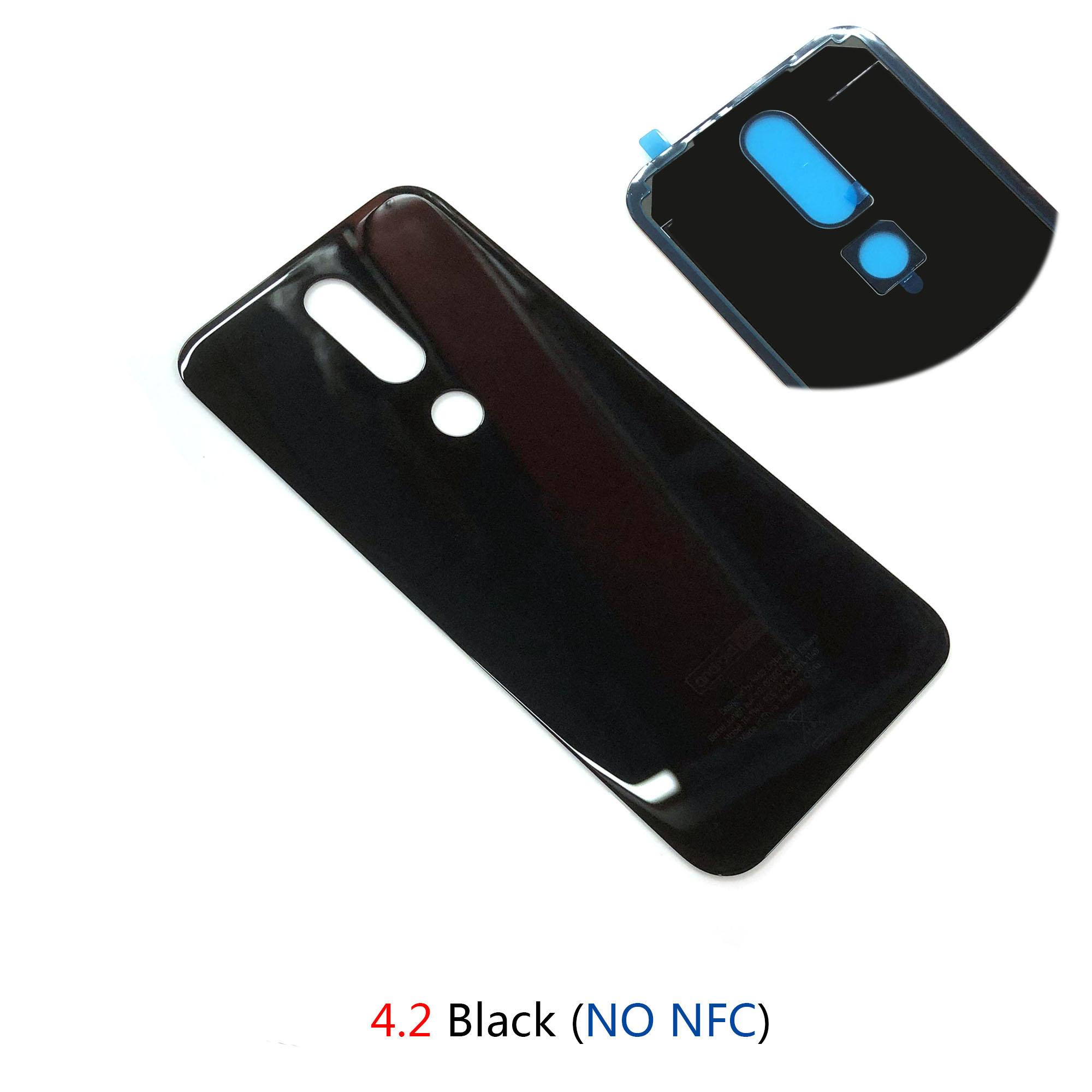 For Nokia 4.2 Back Cover 4.2 NFC Housing 6.2 Rear Housing 7.2 Back Case Battery Cover Replacement: dark blue