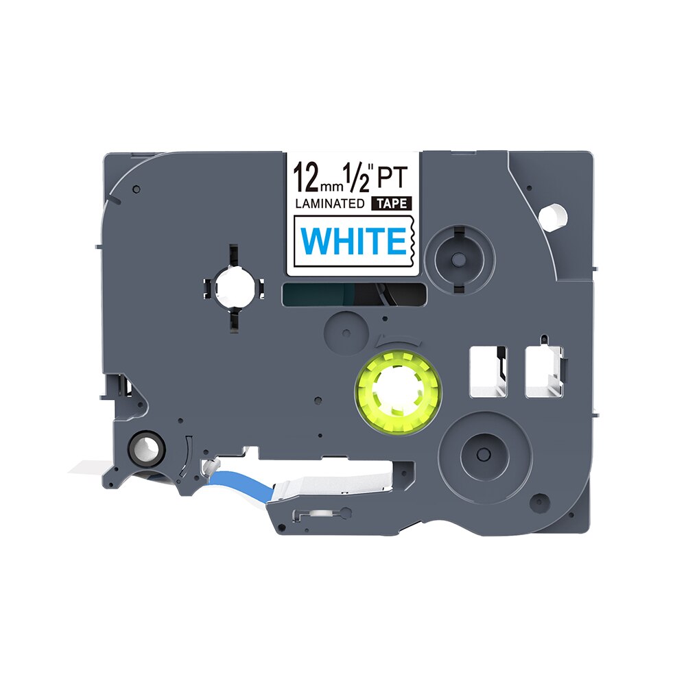 1PCS TZe-131 TZ2-131 Label Tapes PUTY 12mm Black on Clear Compatible for PT200 D210 H110 E110 Brother P-Touch Label Printer: Blue-White