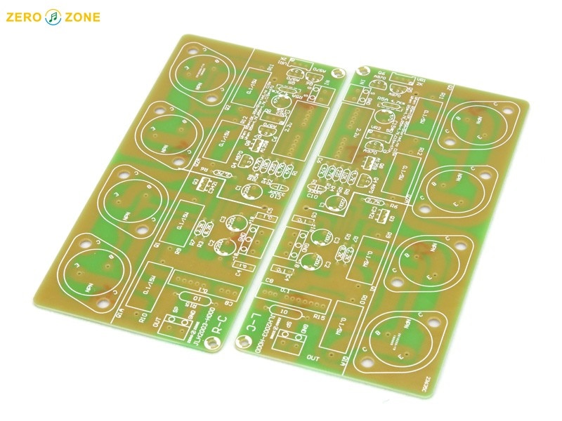 Free ship HOOD JLH2003 Class A Single-ended power amplifier PCB (2 channel) 22W+22W 8ohm/2 PCS