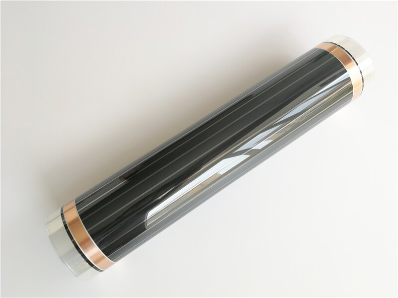 Electric Far infrared heating film 1 square meter, under floor heating film with 4 clamps and reflective film