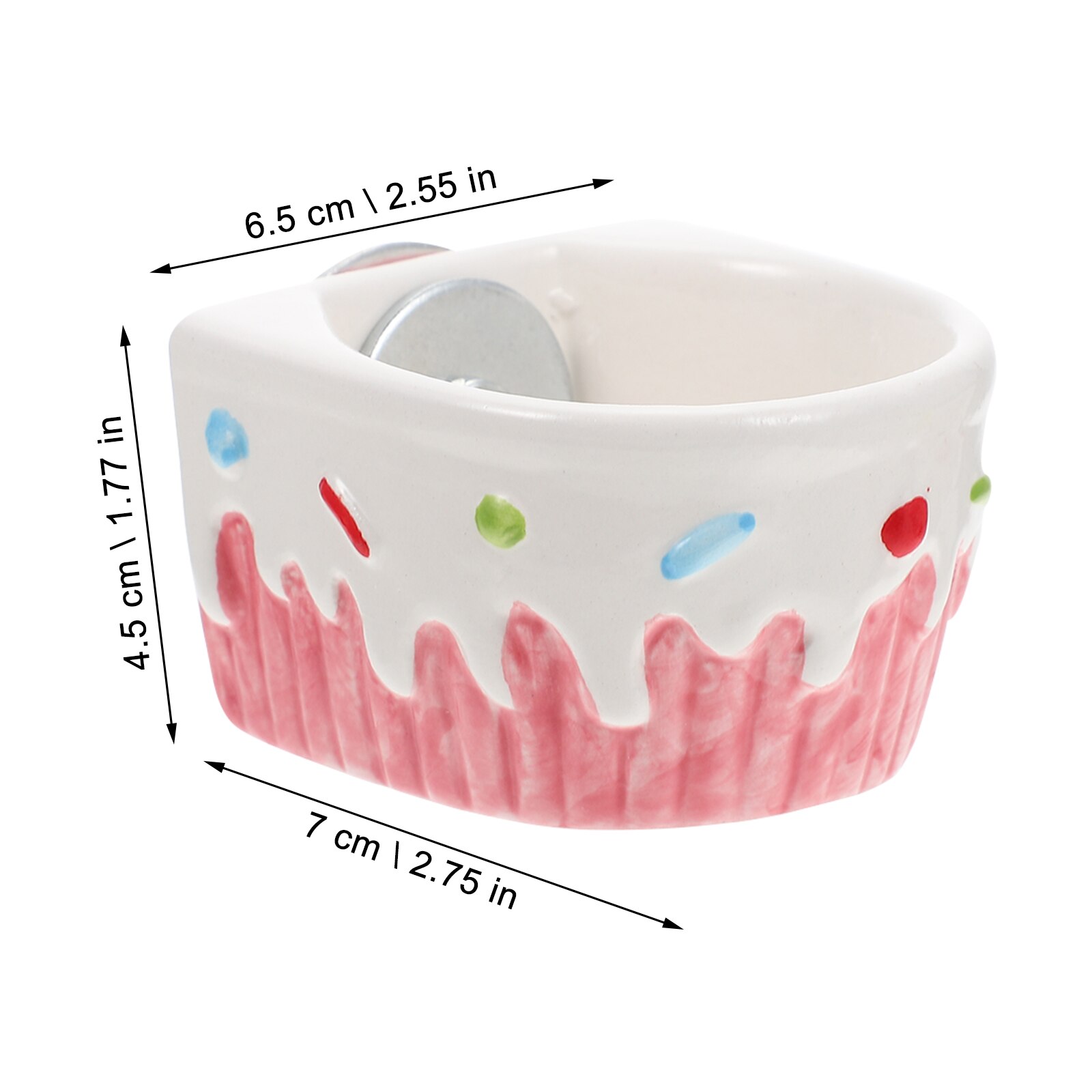 Hamster Voedsel Kom Keramische Hamster Feeder Hamster Voerbak Opknoping Huisdier Feeder Voor Hamster Eekhoorn Thuis