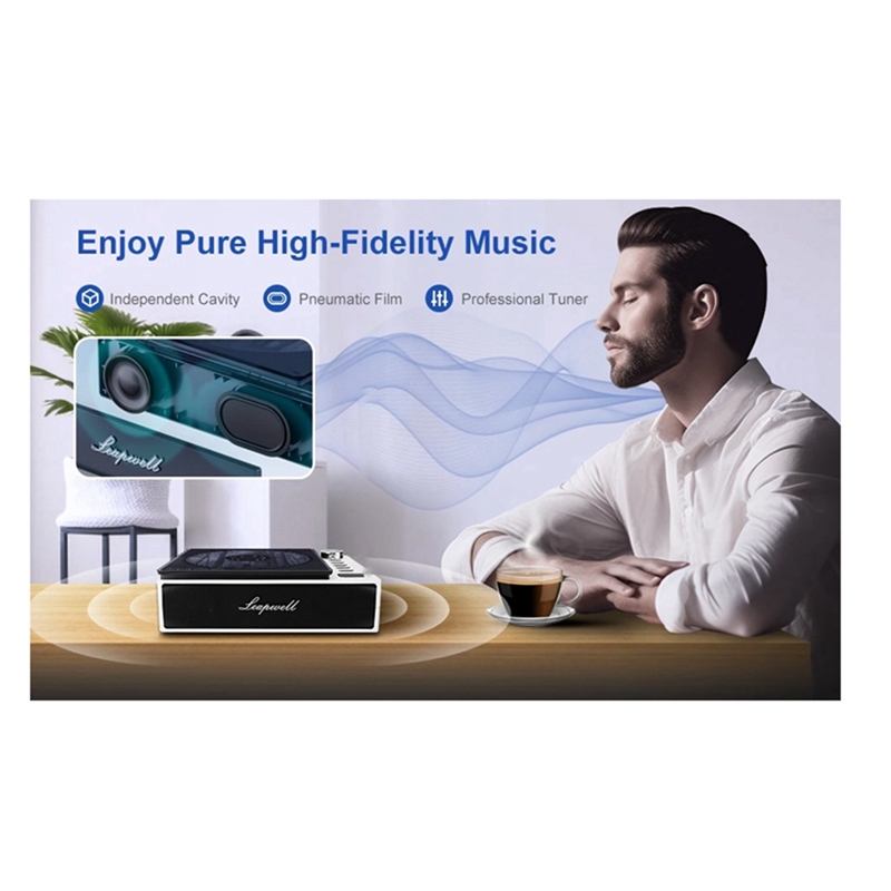 Portable Cd Player Wireless Bluetooth Speakers FM Radio Walkman Music Album Player Home CD Machine English AB Repeater