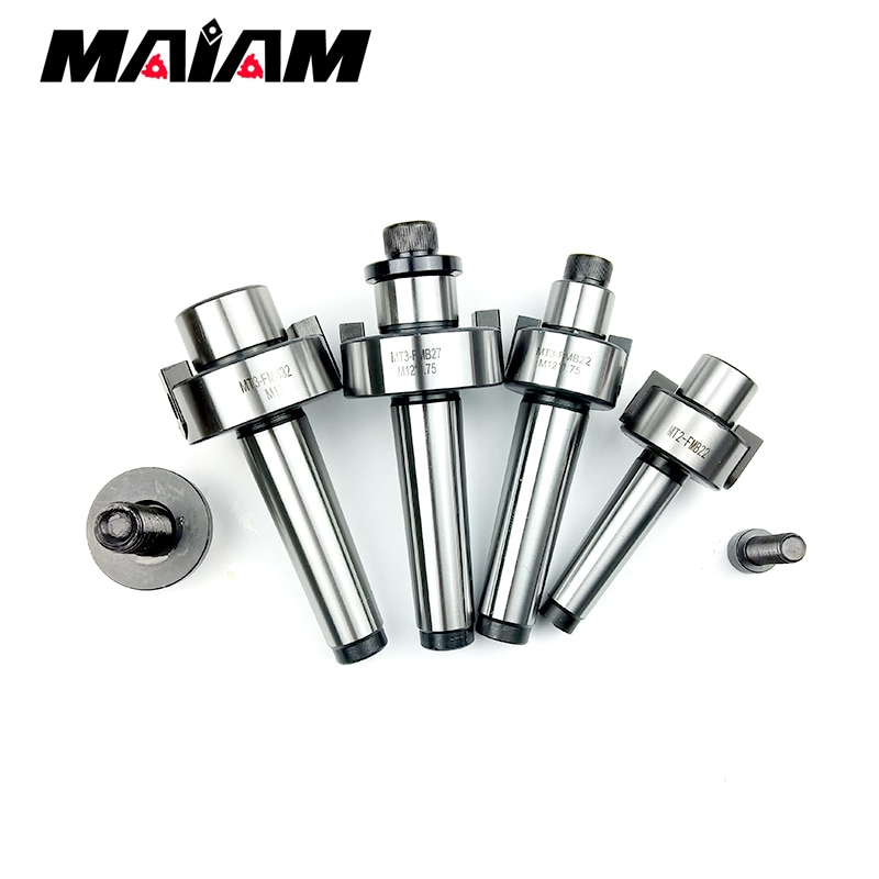 1pcs MT2 MT3 FMB22 FMB27 FMB32 Tool holder Morse mtb2 m10 mtb3 m12 mt fmb face mill morse 2 3 tool holder lathe spindle chuck