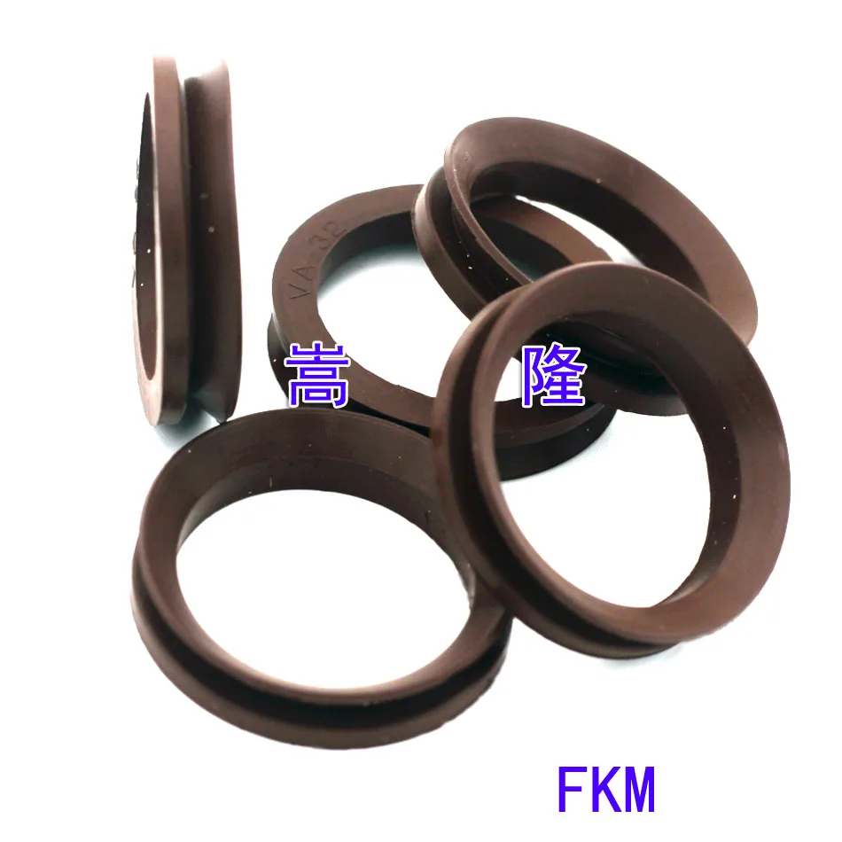 VA V-RING Sello giratorio Anillo de goma de agua FKM VA14 VA16 VA18 VA20 VA22VA25 A28 VA30VA32 VA35 VA38 VA40 VA45 VA50