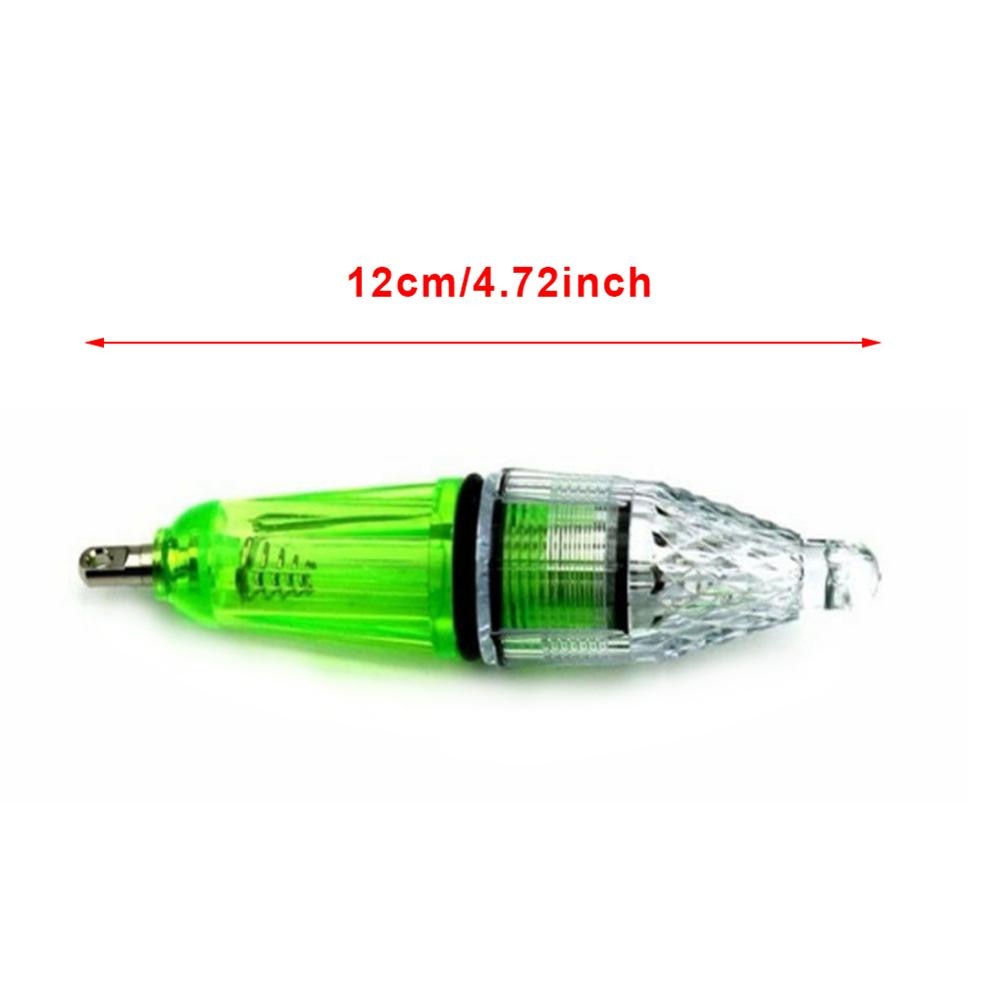 LED clignotant Mini appât leurre goutte profonde lumières sous-marines pêche calmar poisson leurre lumière vert lampe nuit poissons lumières