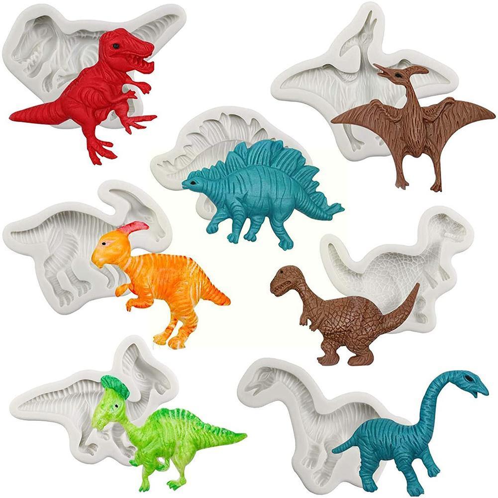 3d Dinosaurus Siliconen Cakevorm Voor Bakken Dier Chocolade Cookie Cake Decoratie Mold Diy Fondant Biscuit Bakken Meubi W1p7