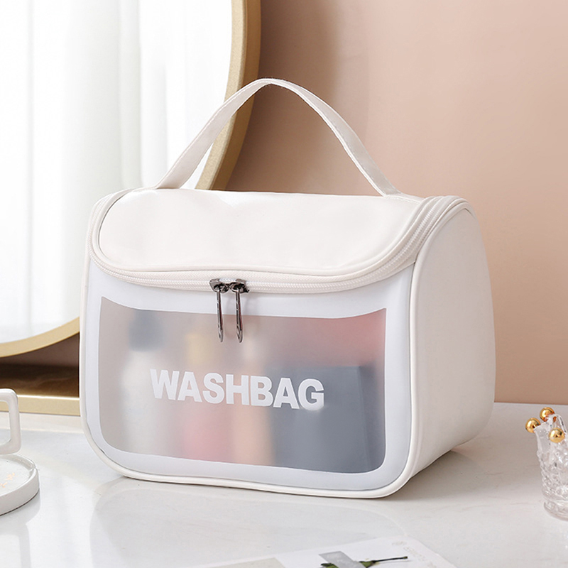 1PC Ins Style Multifunctional Cosmetic Bag for Women Wash Bag Portable Waterproof Swimming Bag Home Travel Storage Bag Case