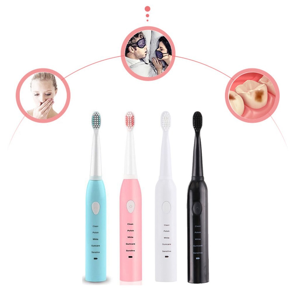Electric Toothbrush Rechargeable Toothbrush Sonic Shock Automatic Soft Toothbrush Waterproof Usb Charging
