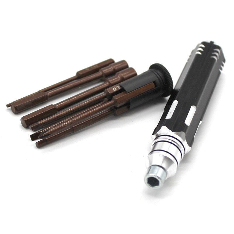 Eight-in-one hexagon socket, internal hexagon cross word batch, DIY small production model tool set