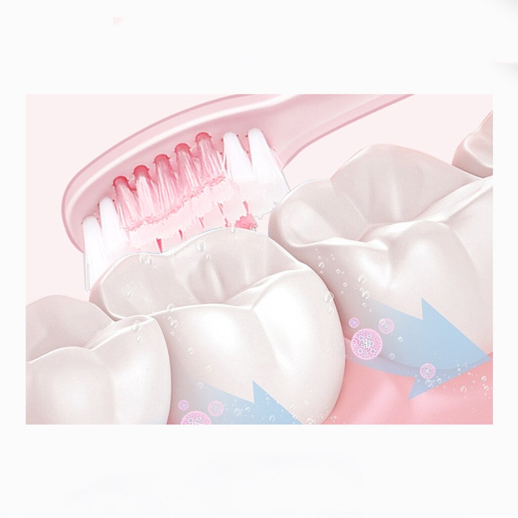 Electric Toothbrush, USB Waterproof Rechargeable Toothbrush for Adults, 6 Modes Tooth Brush USB Rechargeable Teeth Cleaner