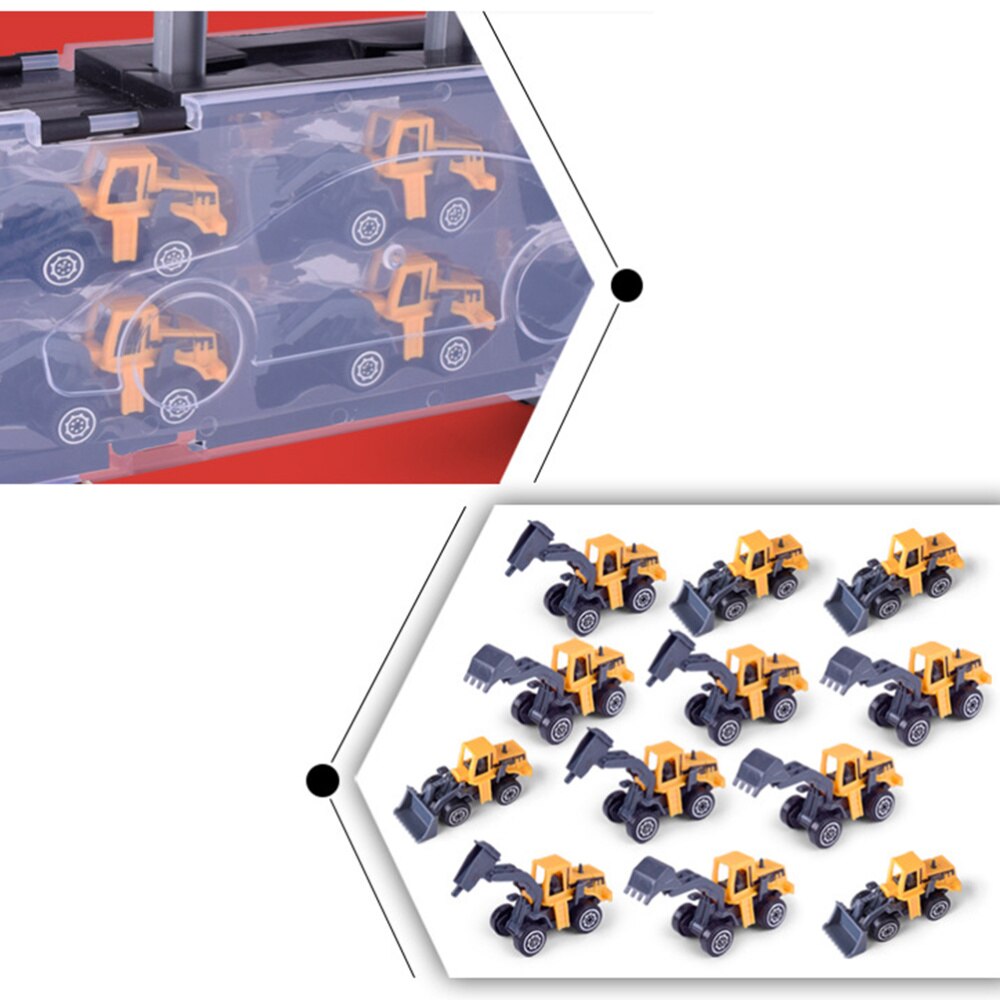 Träger Lkw Set Bau Engineering Pädagogisches Fahrzeug Spielzeug Träger Lkw Modell Trägheit Autos Fahrzeug Set für Kleinkind