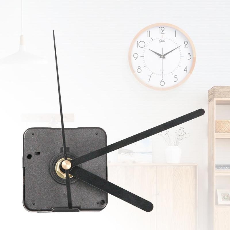 DIY Wall Quartz Clock Large Movement Mechanism Hands Replacement Repair Tool Kit With Hook