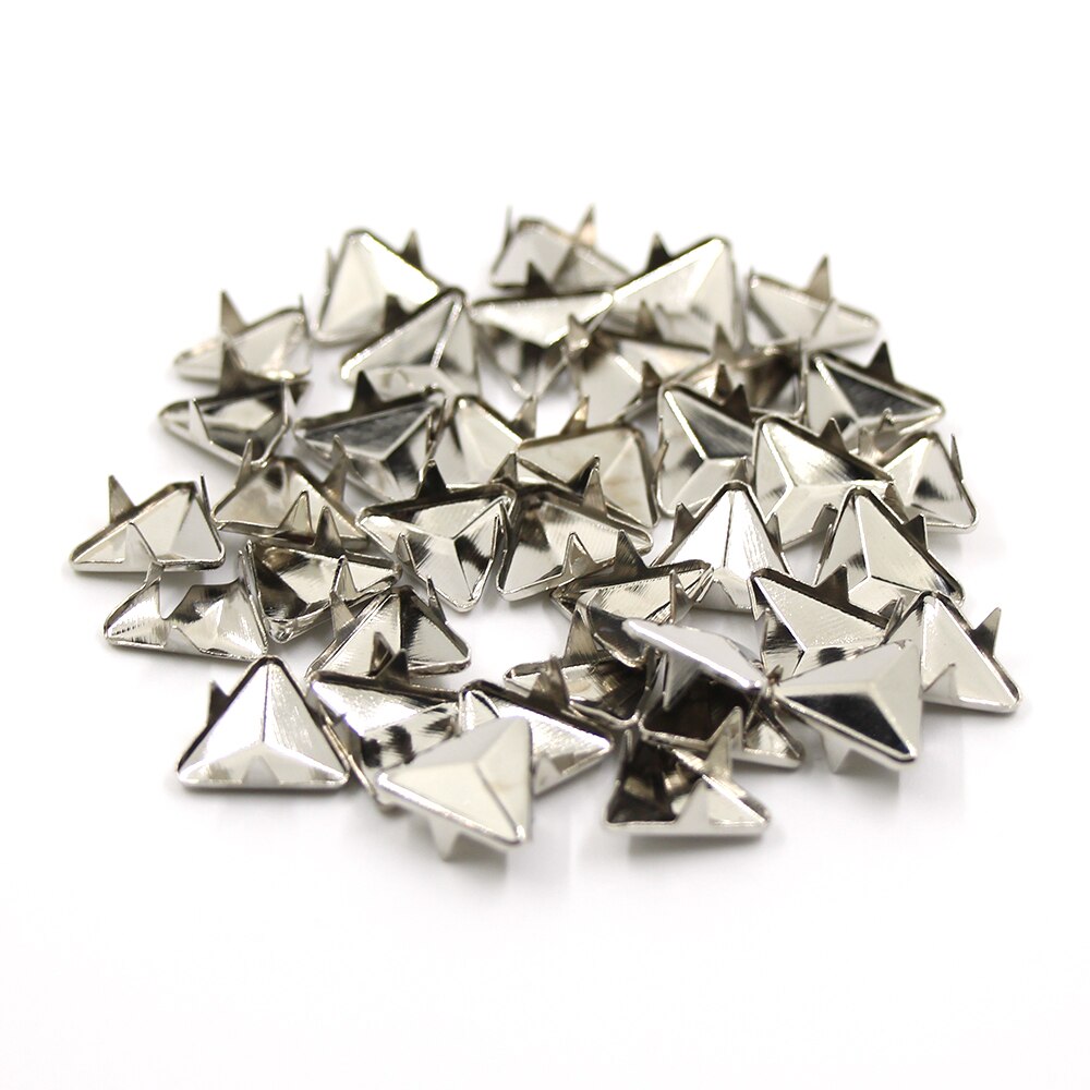 Metall Krallen Nieten 100Stck Splitter 12MM 16MM Nieten Nailheads Nieten Handwerk DIY Armbänder Kleidung Taschen Schuhe Gürtel Punk Zubehör
