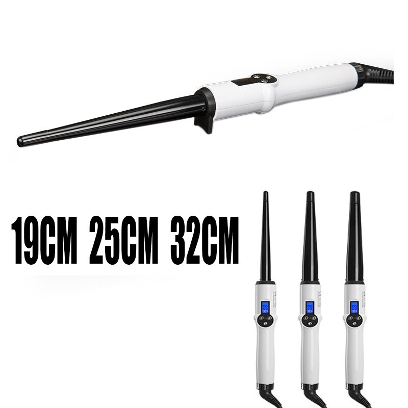 Rizador de pelo, rizador de pelo, cono eléctrico, rizador de pelo, Rizador , plancha rizadora, rizador de cerámica, enchufe de la UE