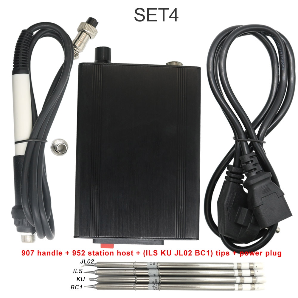 Quick Heating T12 soldering station electronic welding iron version STC T12 OLED Digital Soldering Iron T12-952 QUICKO: Blue