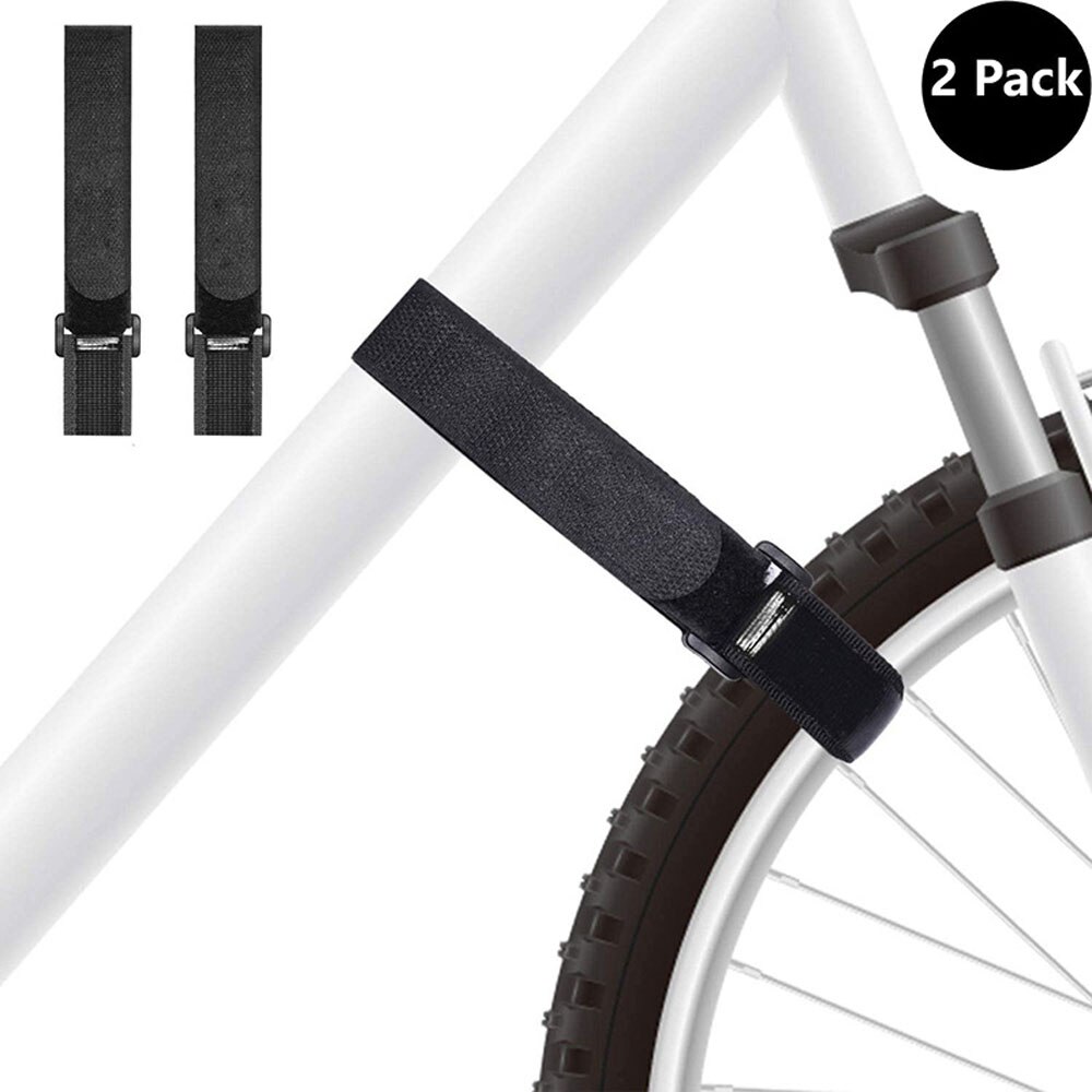 2PCS Bicycle Wheel Strap Bike Rack Strap Bike Wheel Stabilizer Straps,Stonger Grip with Gel,Adjustable