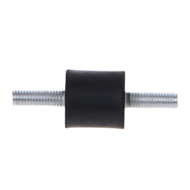 MroMax M8 Gummihalterung / Stoßdämpfer – 40x30 Mm, Mit Niete, Schwarz/silber, Zur Vibrationsdämpfung