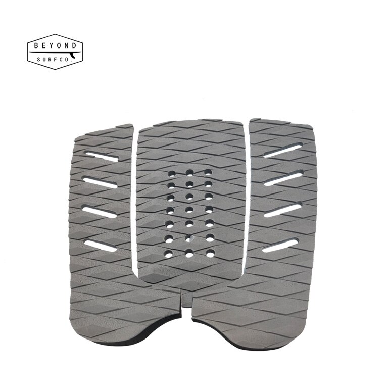 Eva Surfboard Traction Pad 3M Deck Grip Surf Tail Pad Deck pad: Light Grey