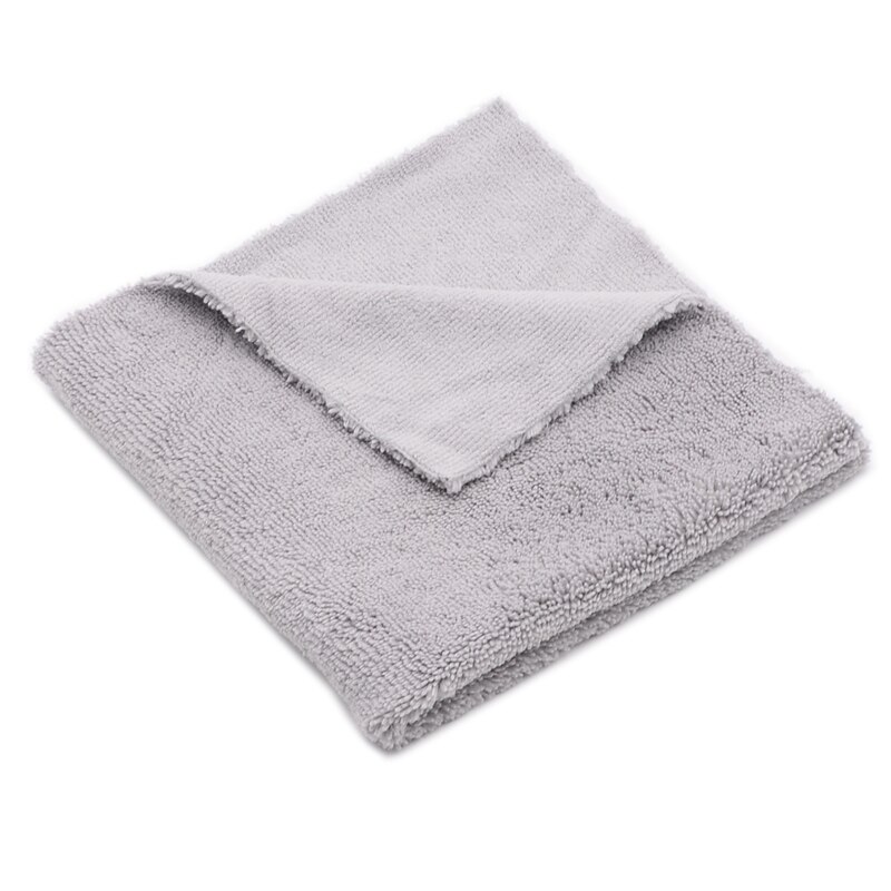 6 stk 320 gsm 40 x 40cm supertykk plysj kantløs mikrofiberhåndklær bilpleie rengjøringskluter mikrofiber polering detalj tørking