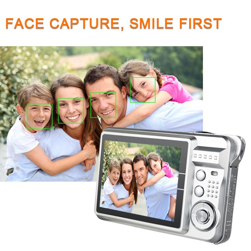 Neue K09 18MP 2,7 Inch LCD Screen 8x Zoom Smile Capture Anti-Shake-Digital Kamera für Kind