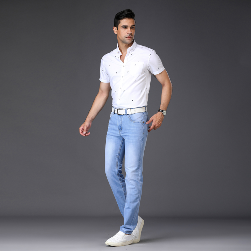 Men's Jeans Utr Light Thin Brand Jeans Large Sales Of Spring Summer Jeans Slim Jeans Men's Trousers