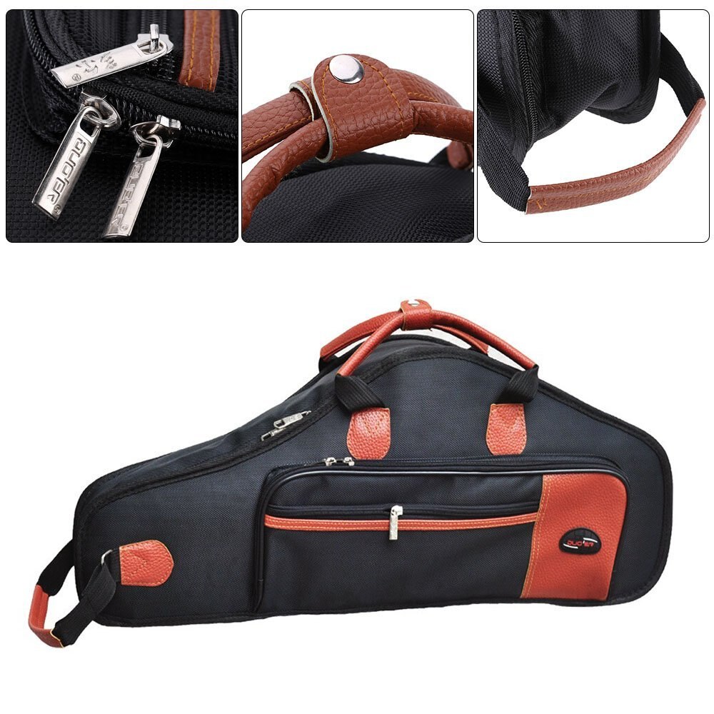 Waterbestendig Oxford Doek Tas Gewatteerde Geavanceerde Stoffen Sax Soft Case Verstelbare Schouderbanden Pocket Voor Altsaxofoon