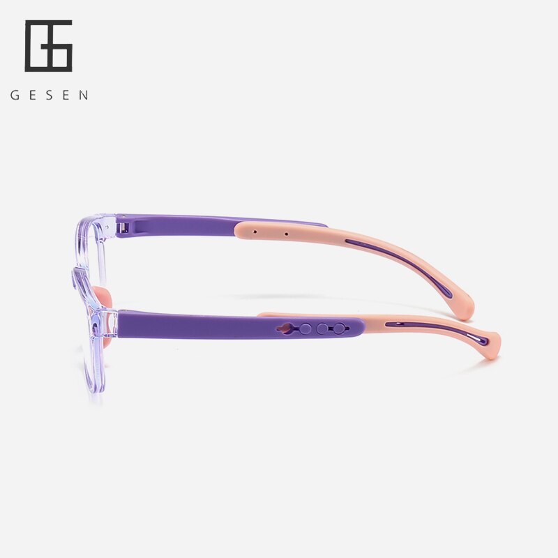 Kids Glasses Blue Light Glasses Boy Girls Adjustable Colorful Children Computer Optical Frame Eyeglasses Soft Frame UV400