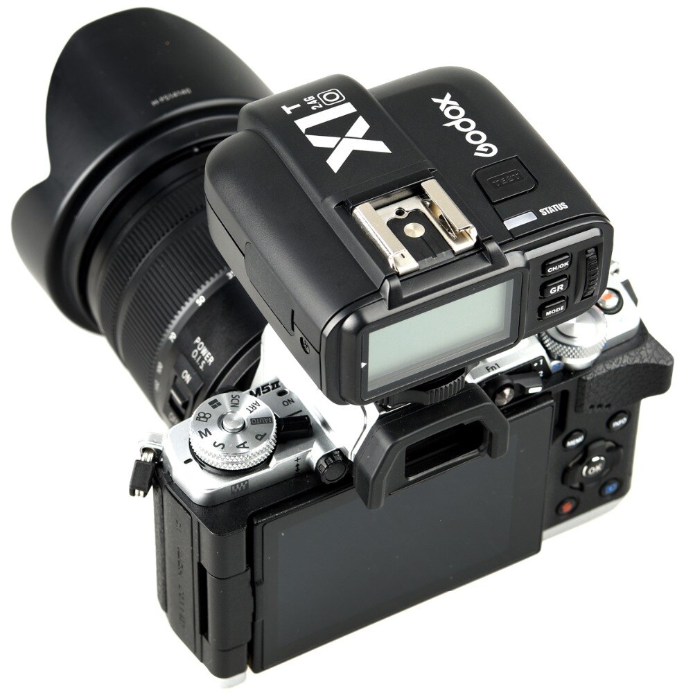 Godox X1T X1T-O TTL 2.4G Wireless Flash Trigger Transmitter for Olympus Panasonic DMC-G85,DMC-GH4, DMC-GX85 Cameras