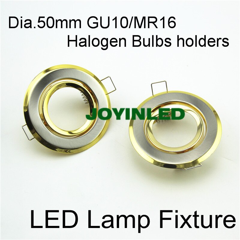 65 Mm Uitgesneden GU10 MR16 Led Armatuur Versieringen Golden Downlight Fitting Voor Thuis