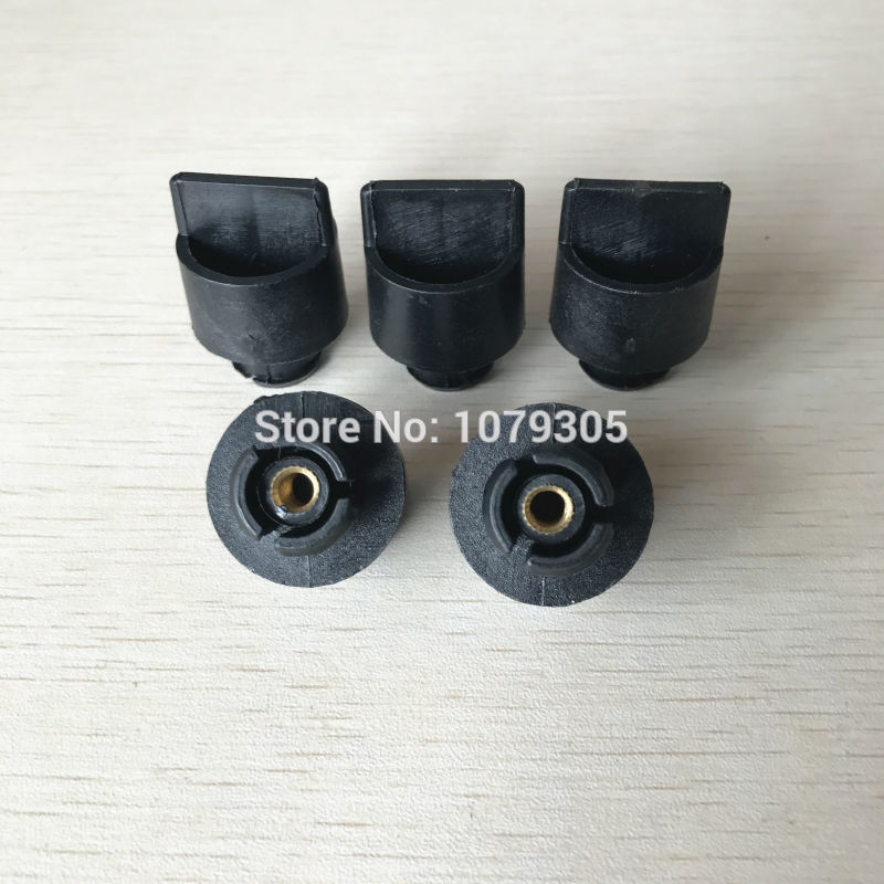 Perilla larga de motosierra, tuerca de filtro de aire con Arandela de goma, ajuste para motosierra 4500 5200 5800, 5 piezas