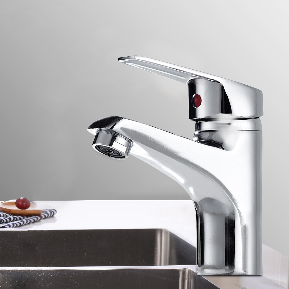 Bad armaturen heiße und kalte Mixer Wasserhähne Eitelkeit Bad Küche Deck montiert Bad Ein hebel Waschbecken Wasserhähne Drops hipping