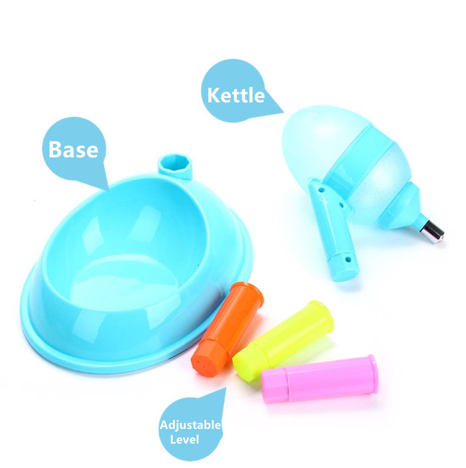 Qqqpet 600ml staande voerbak huisdierbenodigdheden hondenvoerbak automatische waterdispenser fles drinkfontein voor katten