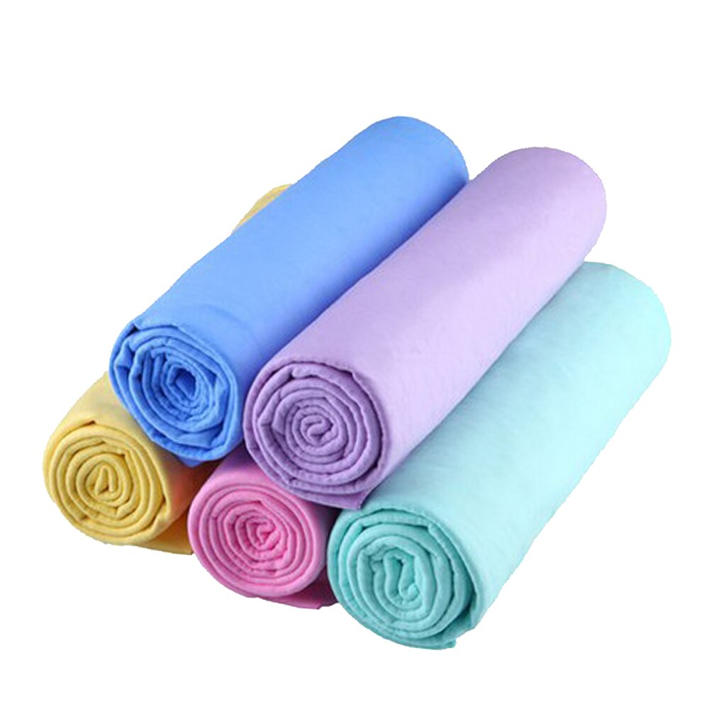 Paño de gamuza PVA para lavado de coches de 43x32cm, accesorios de limpiador de coches, paño de secado de pelo, cuidado del coche, limpieza del hogar, Color aleatorio