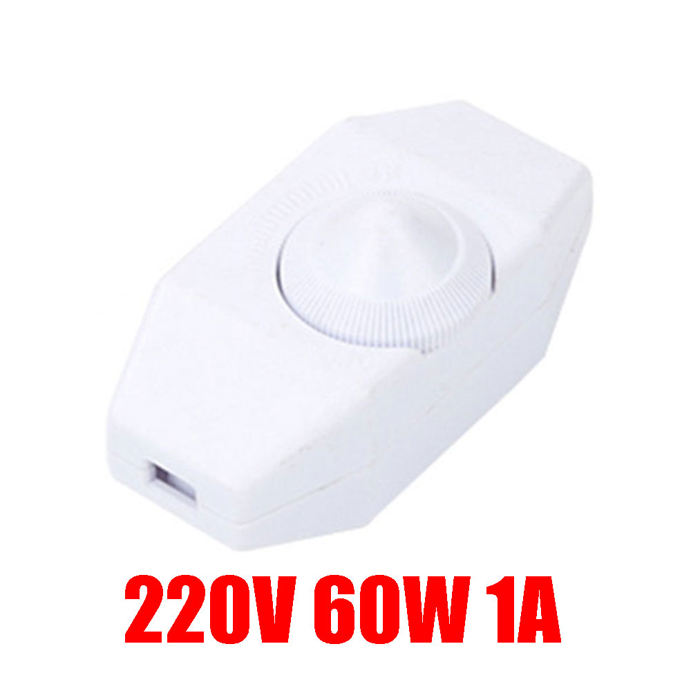 Led-lamp dimmer met snoer, 904 schakelaars, stekker voor tafel- of vloerlamp, dimmen aan/uit, dimmer schakelaar 220v 1a 60w aan/uit: Donkergrijs