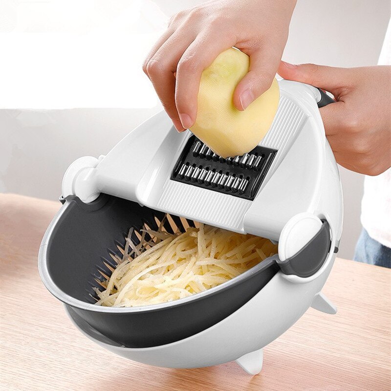 Multifunctionele Groentesnijder Handleiding Aardappel Slicer Rasp Keuken Afdruiprek