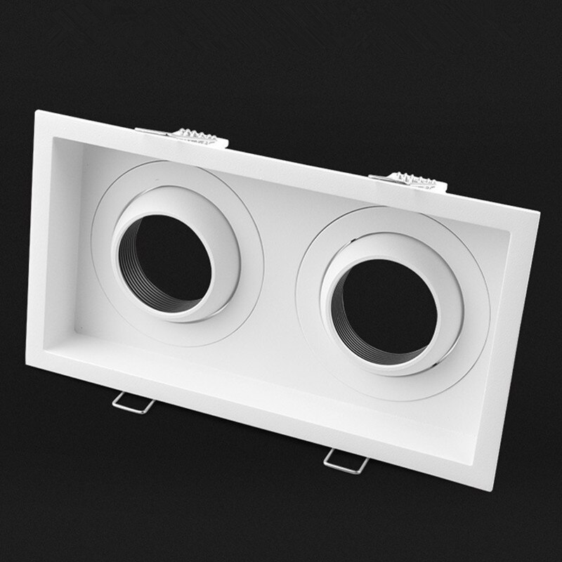 Anti-verblindings  gu10/mr16 frame beugel fitting spot licht houder fitting verstelbare inbouw plafondmontage downlight lampvoet