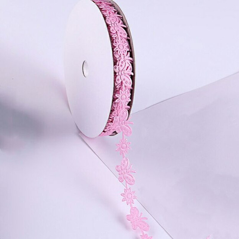 20 meter vlinder polyester lint haar decoratie knutsel verpakking riem doe-het-zelf handleiding hulpmateriaal lint 15mm: Lichtgeel