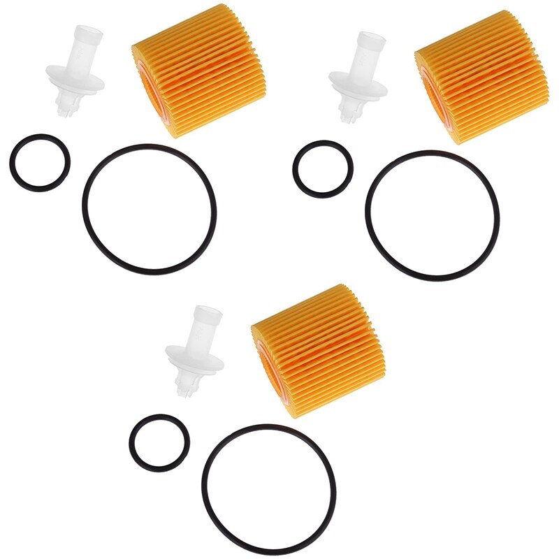 Engine Oil Filter Replacement 04152-YZZA6 04152-37010 Oil Fuel Filter For Toyota Corolla L, LE, LE Eco - Foto 3