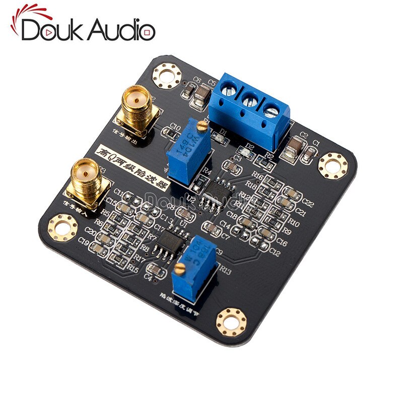 High Q Value Two levels Notch Filters Module 50Hz Frequency Signal Conditioning