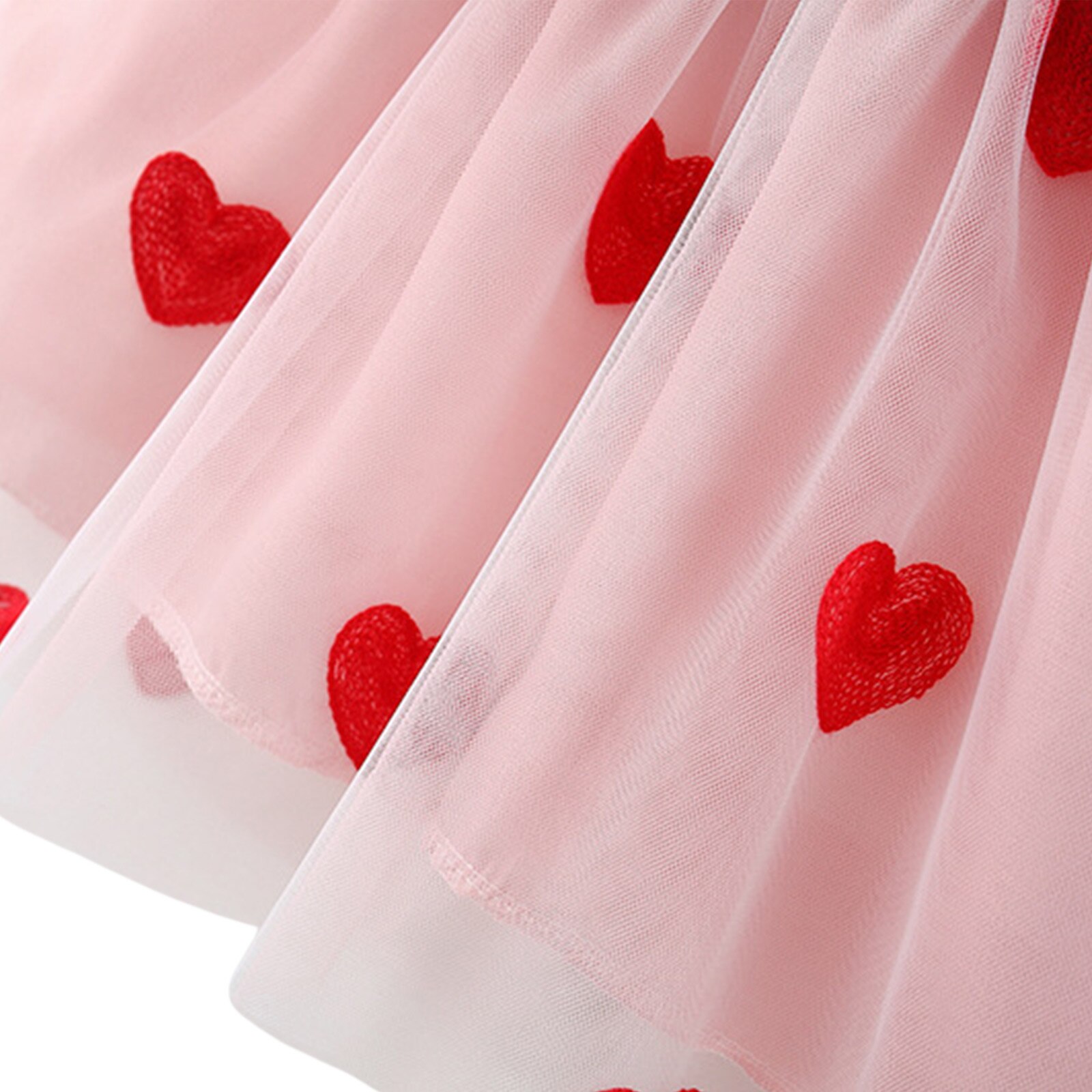 Abito estivo per bambine, ricamo a cuore fiocco decorazione maglia impunture Denim senza maniche bretella gonna principessa + cappello di paglia