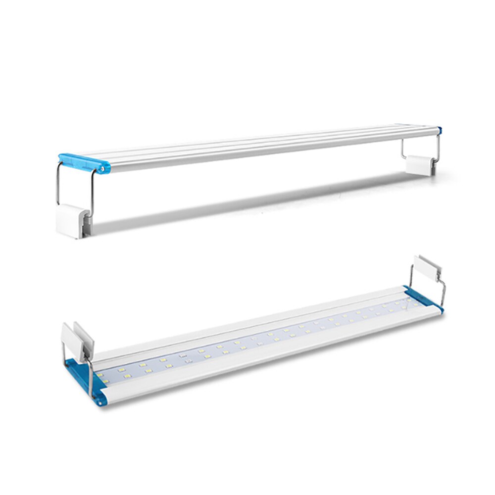 Ultra Thin Aquarium Lighting Blue And White LED Light Landscaping Ecological Tank Rack Lights Besktop Fish Tank Aquatic Lamp