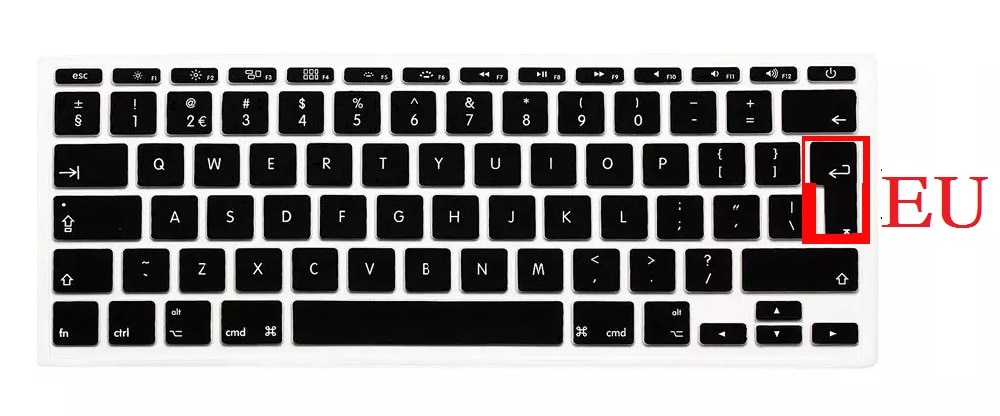 Ue usa angielska klawiatura skóra dla Macbook Pro 13 15 CD ROM A1278 A1286 klawiatura pokrywa szczupła wodoodporna folia ochronna skóry
