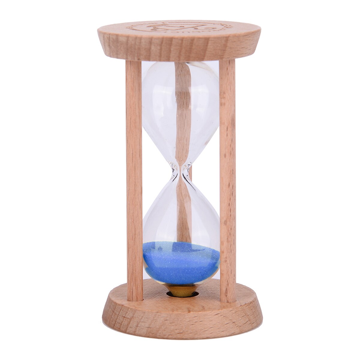 Wooden Hourglass Sand Clock 1/3 Minutes Sand Clock Timer Time Counter Classroom Game Timer Home Decor: Blue / 1min