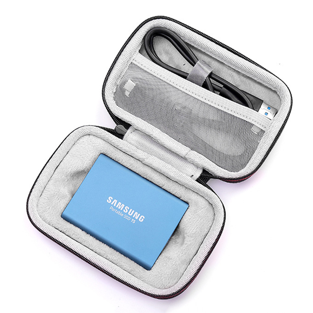 EVA Hard Shockproof Carry Case voor Samsung T5/T3/T1 Draagbare SSD 250 GB 500 GB 1 TB 2 TB USB 3.1 Externe Solid State Drives