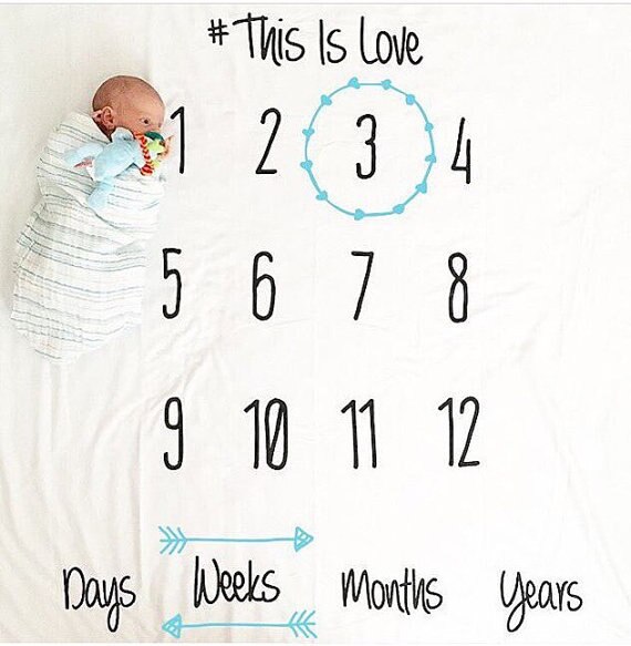 Infant Baby Blanket Photo Photography Prop Blankets Backdrop Cloth Calendar Bebe Boy Girl Photo Accessories 110x100cm: Style 4