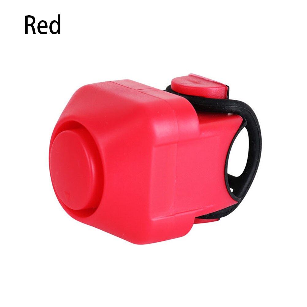 130db slitstark cykelklocka varningssäkerhetscykelhandtag metallringklocka mini elektrisk hornhandtag larmcykeltillbehör: Röd
